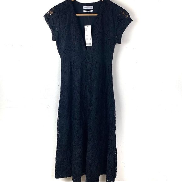 NWT Urban Outfitters Imogen Lace Midi Dress Sz S - Picture 5 of 13